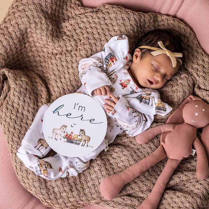 Snuggle Hunny - Wholesale Jumpsuit - Baby - Pony Pals Organic Growsuit