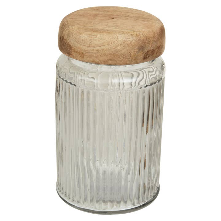 Interiors by Premier – wholesale Jar – Garner Glass Small Storage Jar1