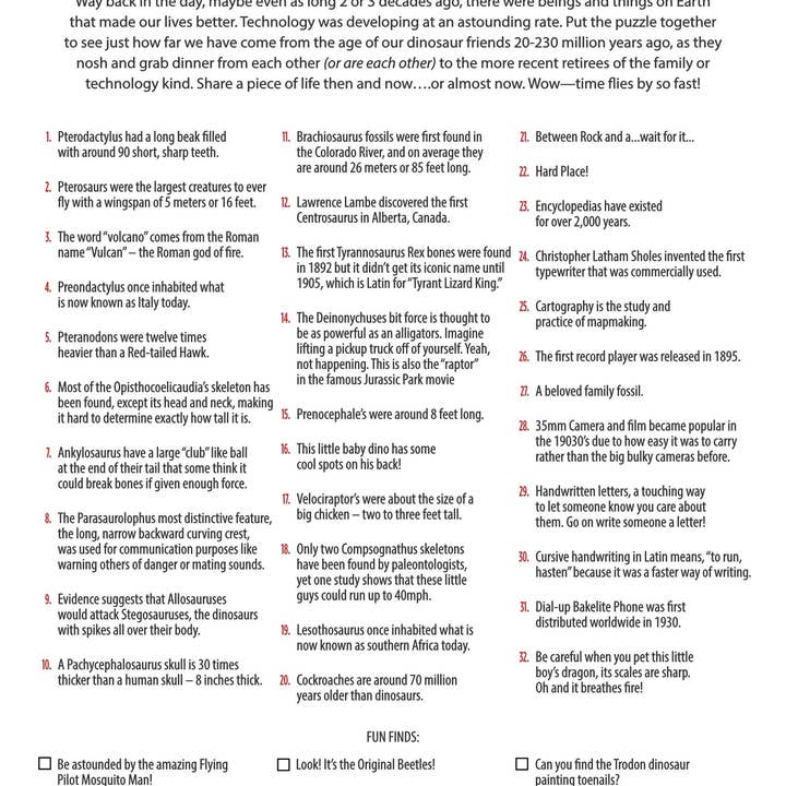 Boardwalk Puzzle Company - Wholesale Puzzle - Adult - Dinosaur Museum - 500 Piece3