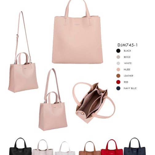 Chenson & Gorett - Wholesale Top Handle Bag - Women's - Women's Synthetic Leather Handbag with 3 Compartments
