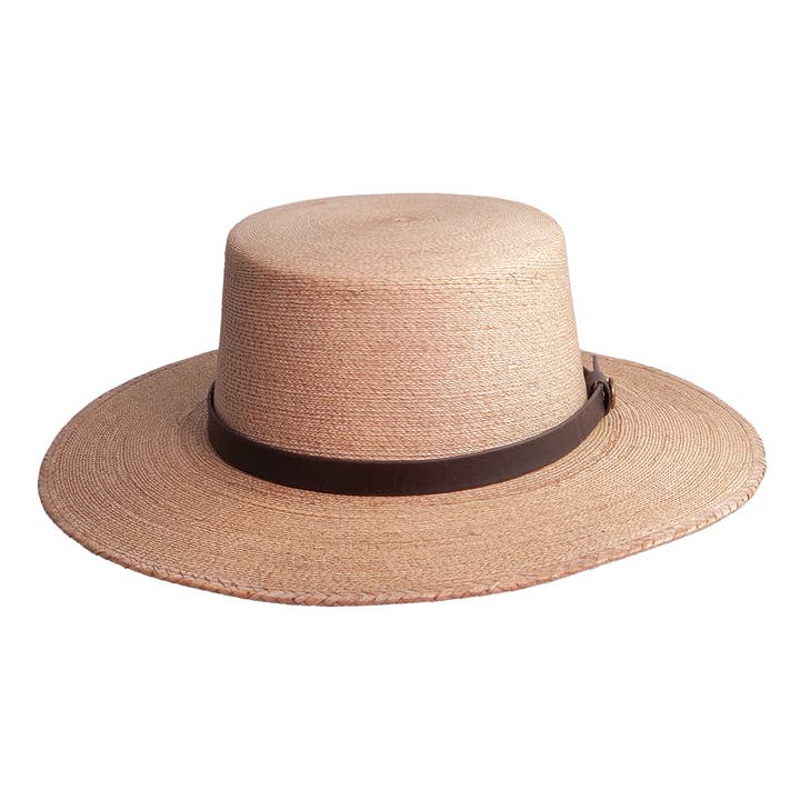 Fine Mexican Palm Straw Sun Hat - Style Cozumel for wholesale on Faire
