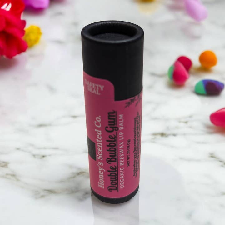 Økologiske læbepomader med bivoks for engroshandel hos Honey's Scented Company