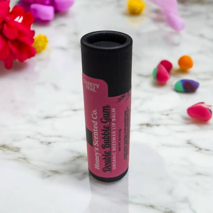 Organic Beeswax Lip Balms for wholesale by Honey's Scented Company