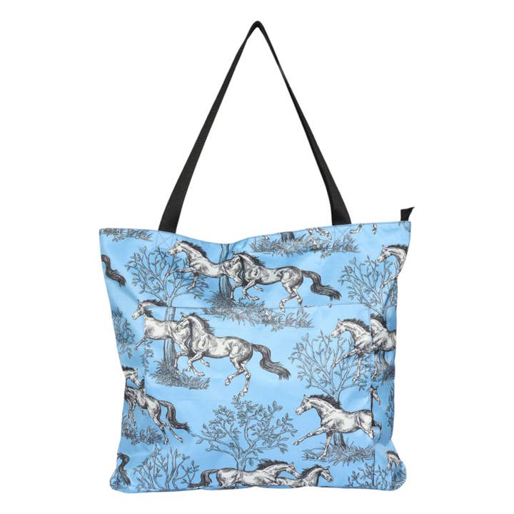 AWST Int'l Lila Toile Tote Bag for wholesale by AWST Intl
