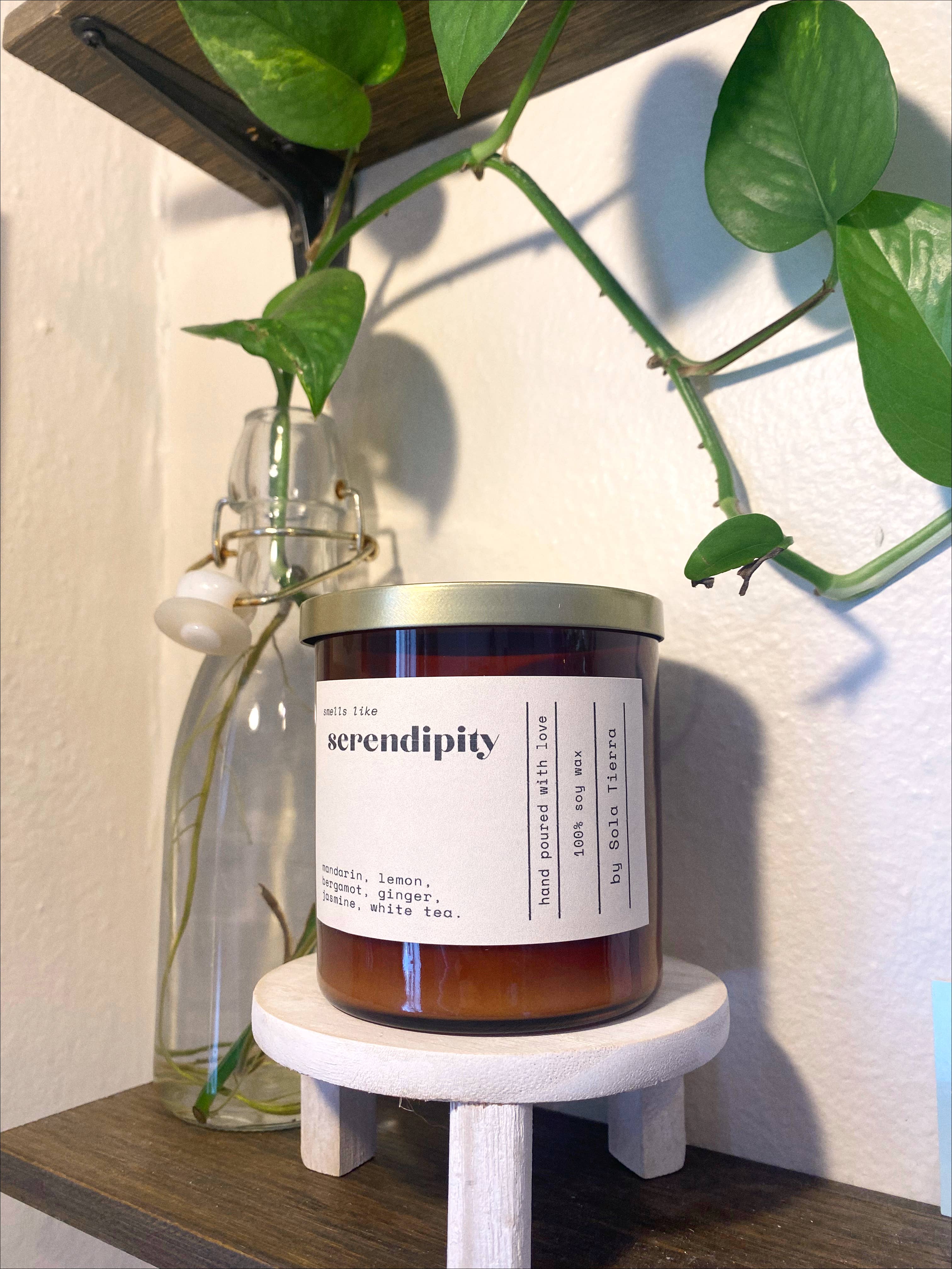 Sola Tierra Market & Apothecary - Wholesale Jar/Filled Candle - Serenity || 9 Oz. Soy Wax Candle