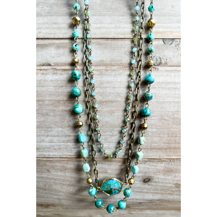 Dylan Designs - Wholesale Pendant/Charm Necklace - Janet Necklace Turquoise9