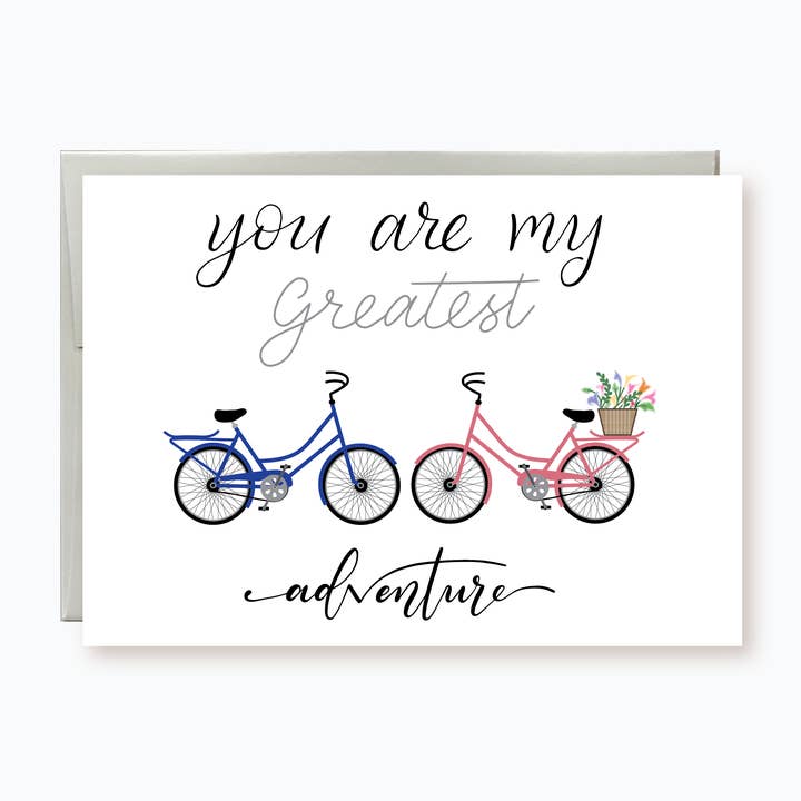 You are my Greatest Adventure Card | Happy Anniversary Card for wholesale by Hemana Paperie