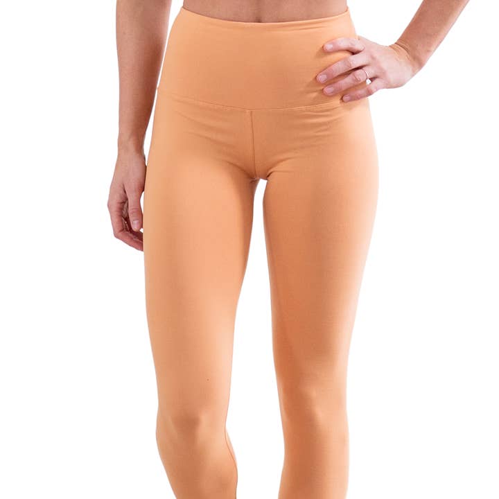 Truly Contagious - Wholesale Fashion leggings – Women's - Super Soft 5" Waist | Tummy Control Leggings ( SOL01R-5 )20