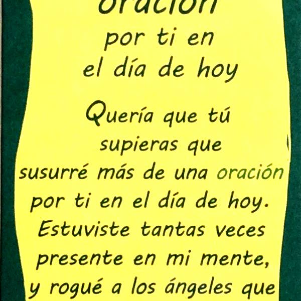 Blue Mountain Arts - Wholesale Art Print - SUSURRE MAS DE UNA ORACION POR TI