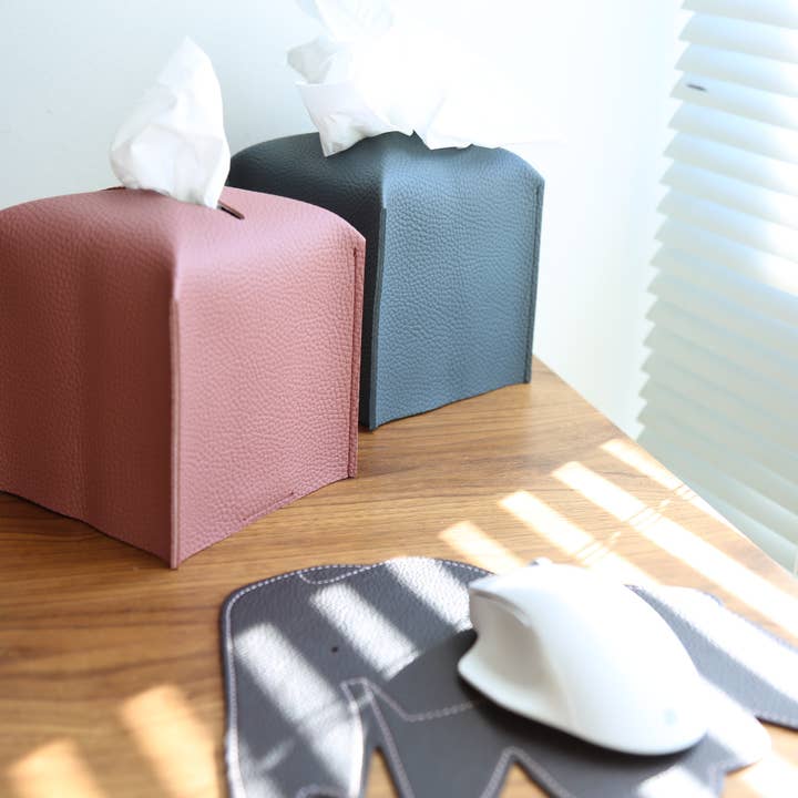 Zora Botanica - Wholesale Tissue Box - Vegan Leather Tissue Box Cover - Square and Rectangle3