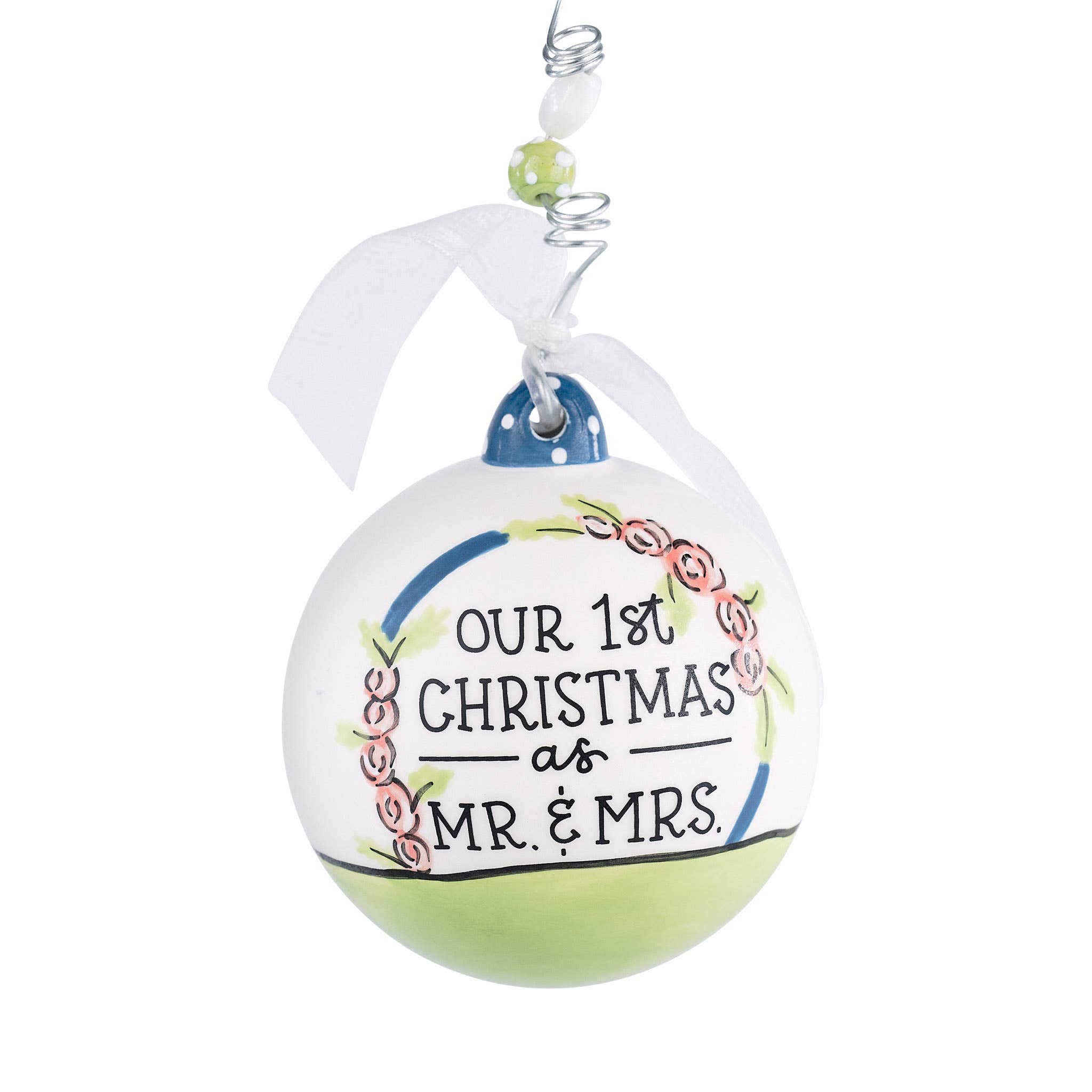 Glory Haus - Wholesale Ornament - First Christmas Mr Mrs Barn Ornament1