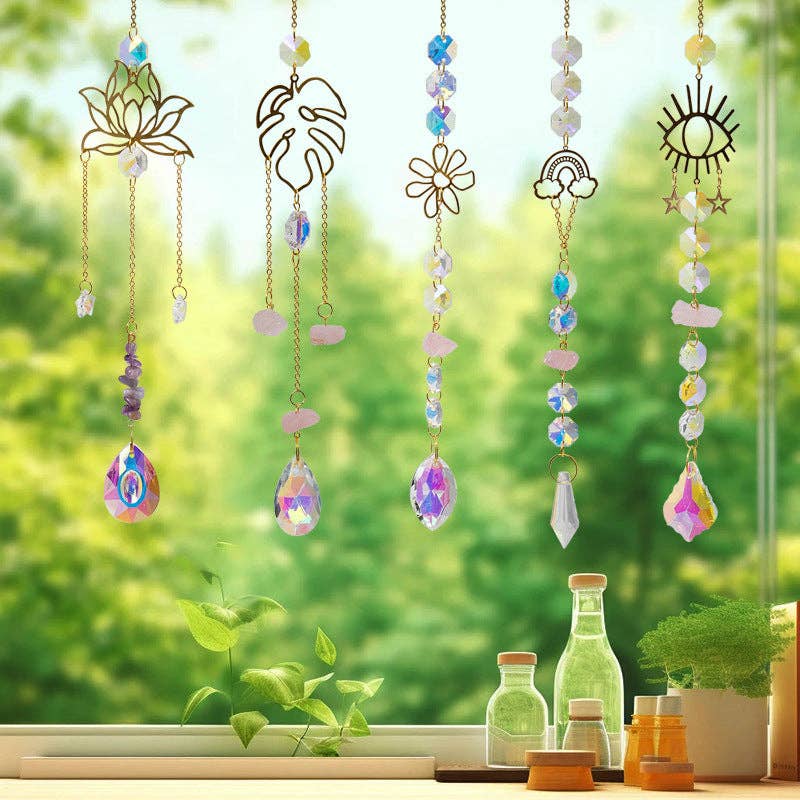 Dipped Shop - Wholesale Suncatcher - Hellow Out Hanging Crystal Decoration DPCD87