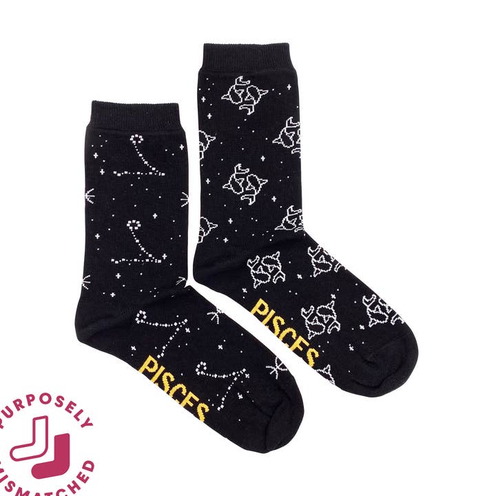 Damefiskene Mismatchede Crew Sokker for engroshandel hos Friday Sock Co.