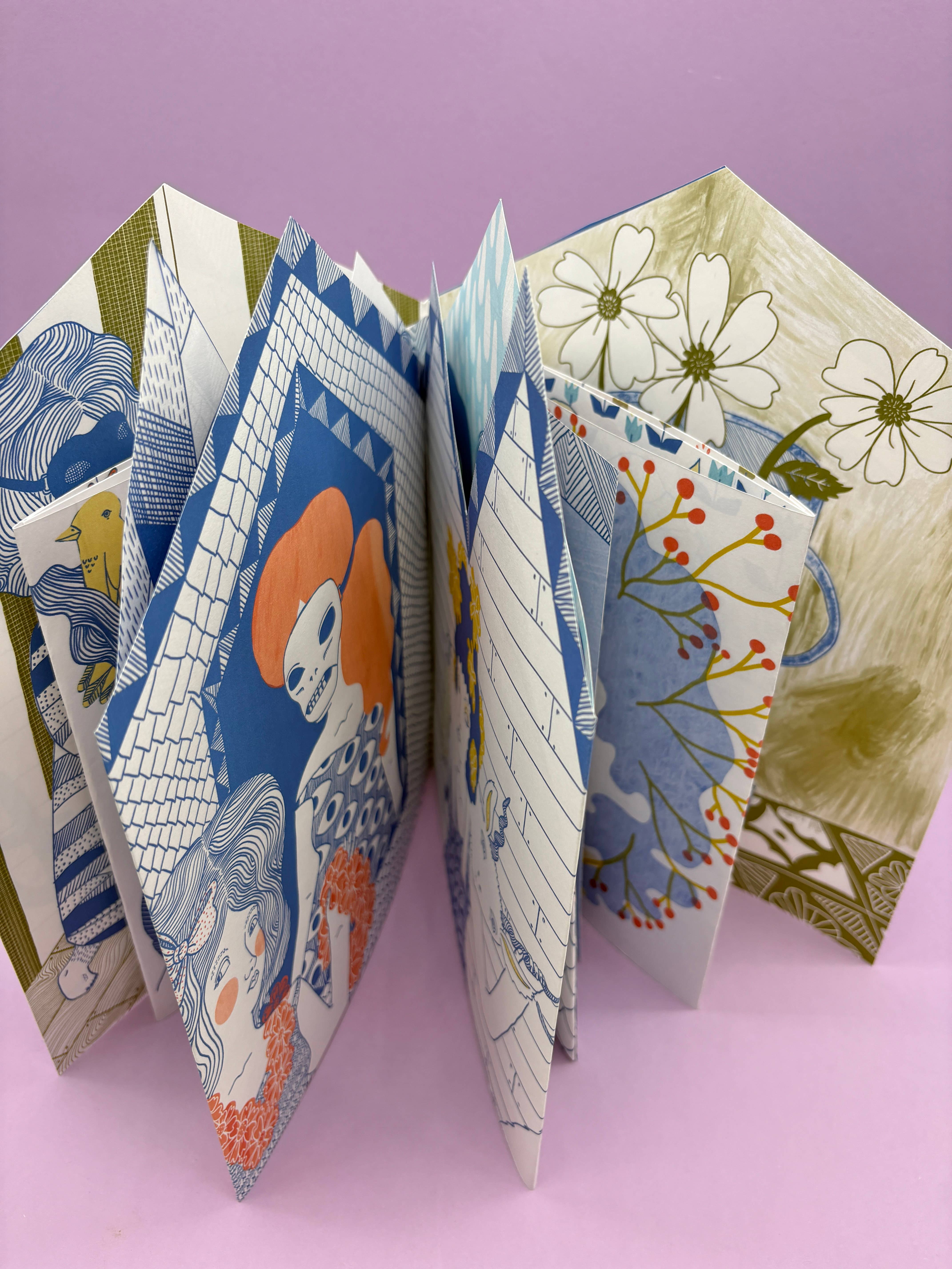 Erika Rier - Wholesale Magazine - Pageant - A Fold Out Art Zine4