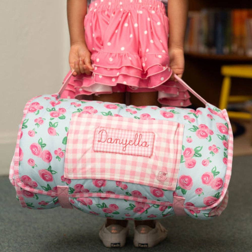 Sugar Bee Clothing - Wholesale Nap Mat - Kids & Baby - Nap Mat - Watercolor Roses6