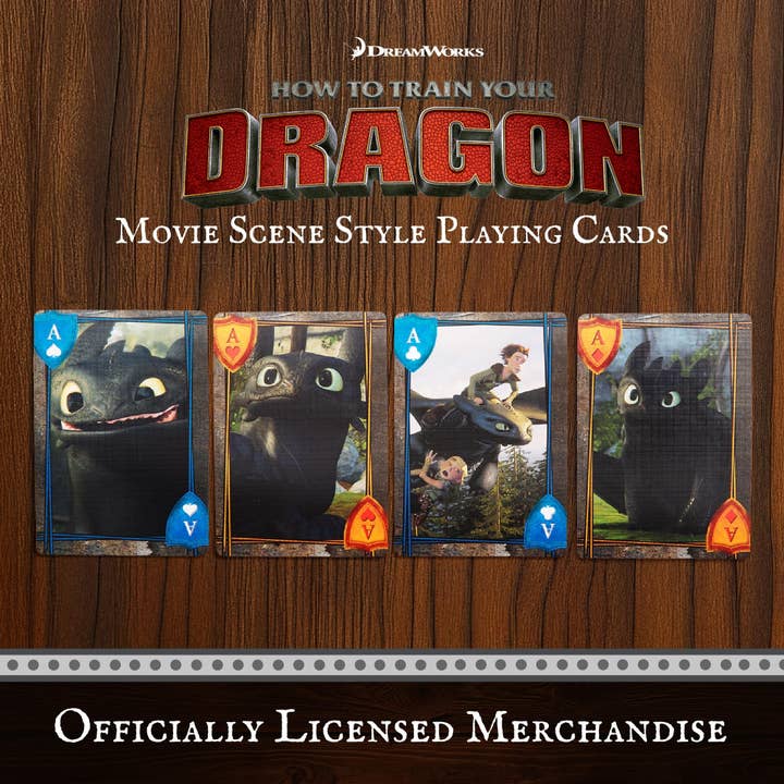 AQUARIUS, GAMAGO, ICUP, & ROCK SAWS by NMR Brands - Wholesale Playing Cards - How to Train Your Dragon Playing Cards1