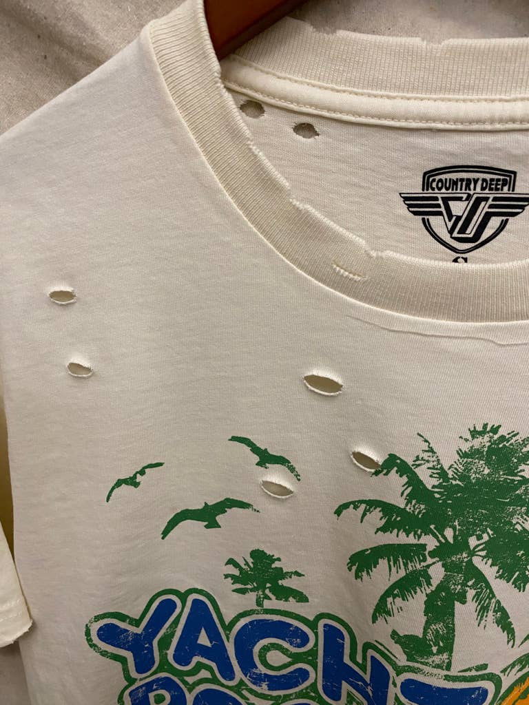 Country Deep Apparel - Wholesale Screen Printed T-Shirt - Unisex - Yacht Rock Summer of 89 distressed vintage T shirt3