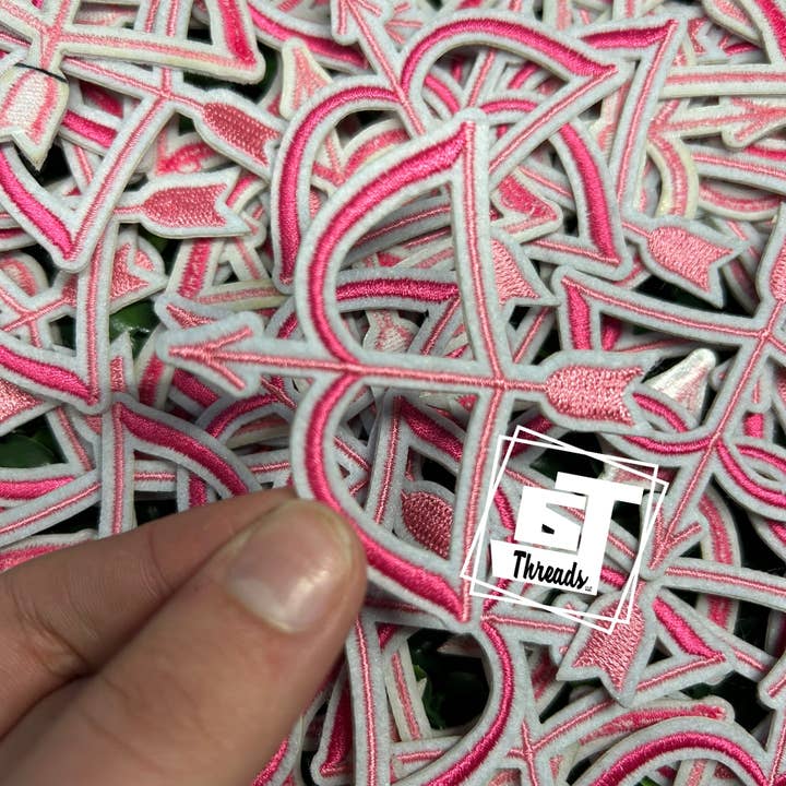 6j Threads LLC - Wholesale Patch - Cupids Bow....Cap Patches