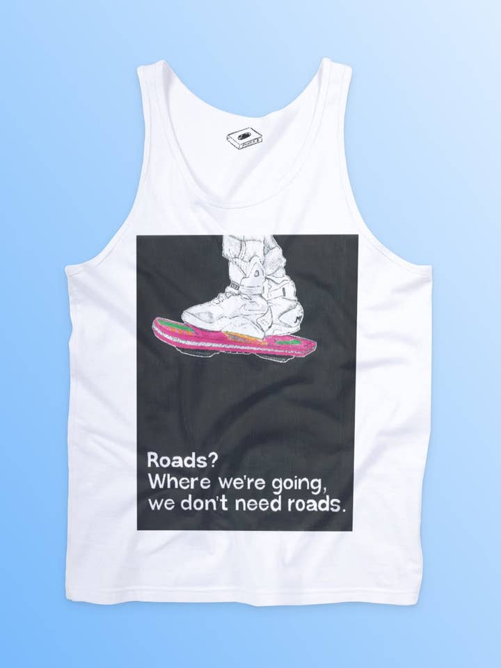 BACK TO THE FUTURE tank for wholesale by Paper 8