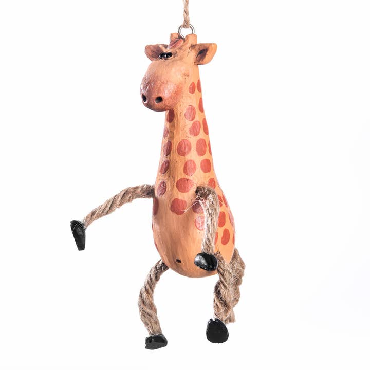 Bac 007 Giraffe Ornament for wholesale by J Devlin Glass Art & Bert Anderson Collection