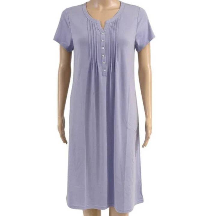 V-neck nightgown for wholesale by C'est Elle