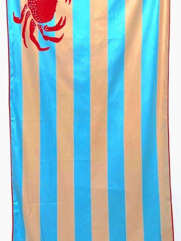 Beach Towel, Seaside, Feeling Crabby for wholesale by Clutch Towels