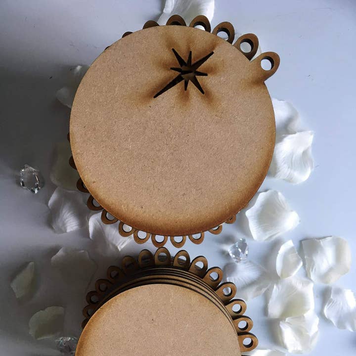 Ready to Paint Wooden Bauble for wholesale by Sophella Crafts