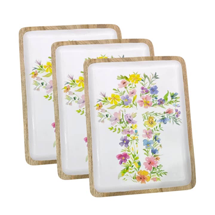 Spring Cross Tray 14" (case of 3) EAST-2-A PREORDER for wholesale by My Casita