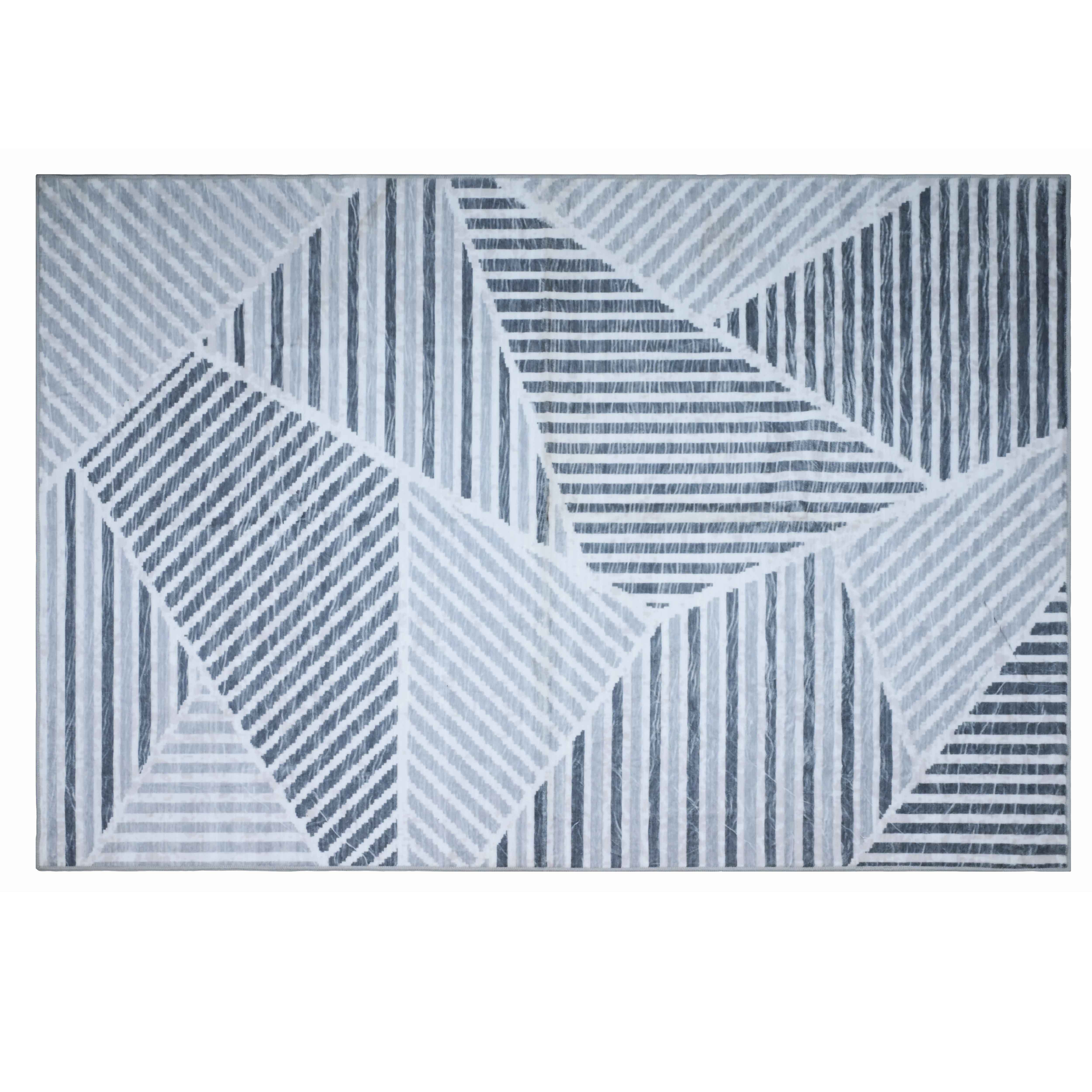 Bed Bath Fashions - Wholesale Area Rug - Bibb Home Washable Flannel Printed Accent Rug with Latex Bac44
