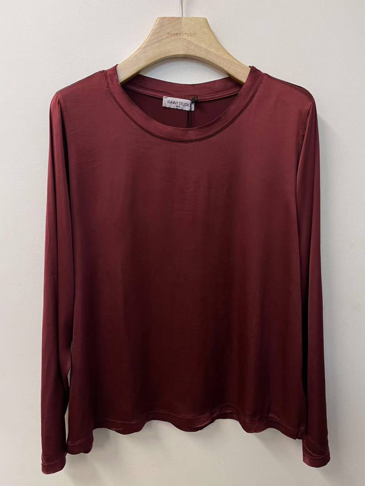 SUNNY STUDIO – T-shirt – Mulher por atacado – Camisola de manga comprida elegante11