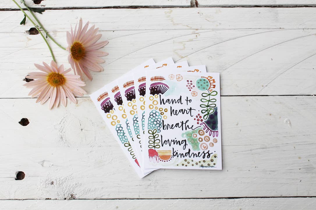 Silver Tree Art by Suzanne L. Vinson - Wholesale Stationery/Notecard Set - Loving Kindness - Sharing Wisdom set2