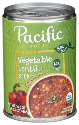 KeHE Distributors, LLC - Wholesale Soup - Pacific Foods Org Veg Lentil Soup, 16.3 oz0