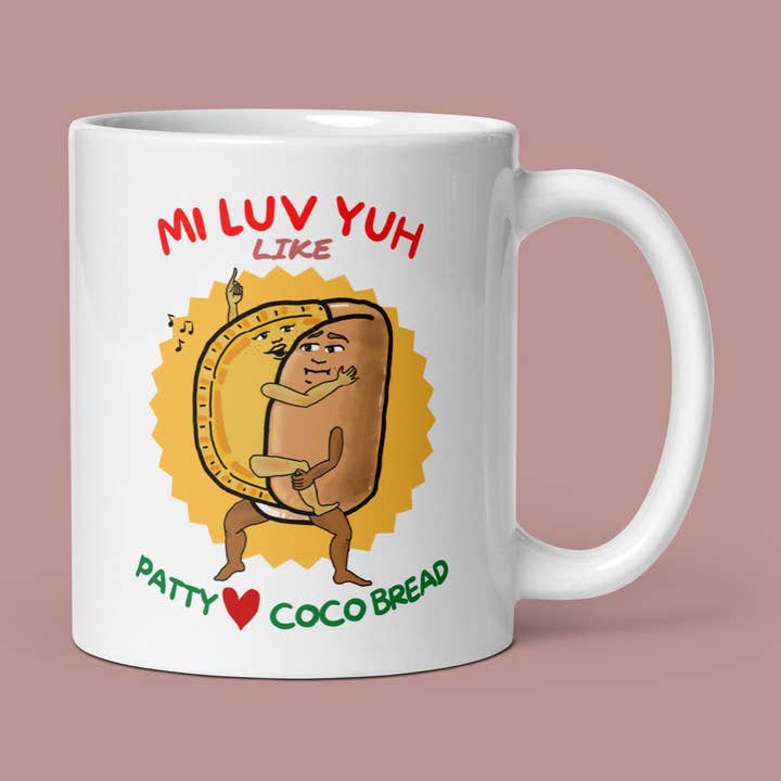 Patty And Cocobread Mug, Jamaica, Couple Mug for wholesale by sophupshop