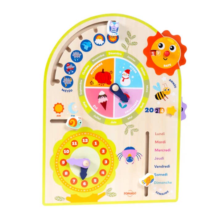 Perpetual Wooden Calendar for wholesale by Pomango