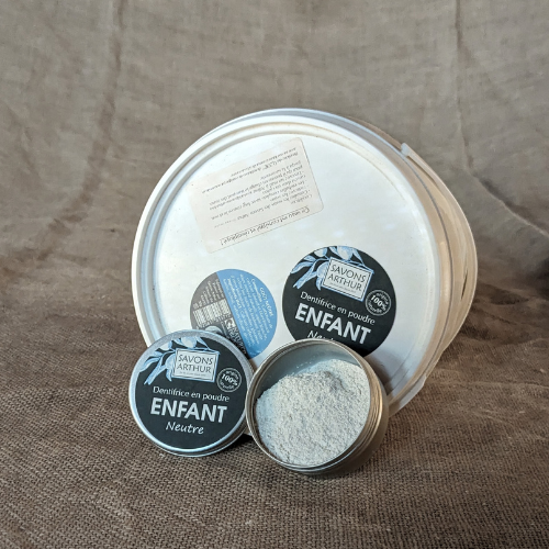 Savons Arthur - Wholesale Toothpaste - Organic Children's Powder Toothpaste (Neutral)3