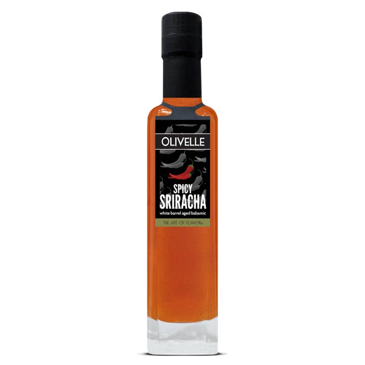 SPICY SRIRACHA WHITE BARREL AGED BALSAMIC for wholesale by Olivelle