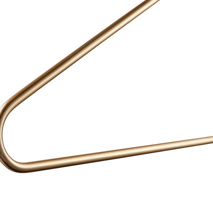DEILSY - Venta al por mayor Percha para la ropa - Perchas de Aluminio Dorado para Niños (5 Piezas por Funda de Papel)