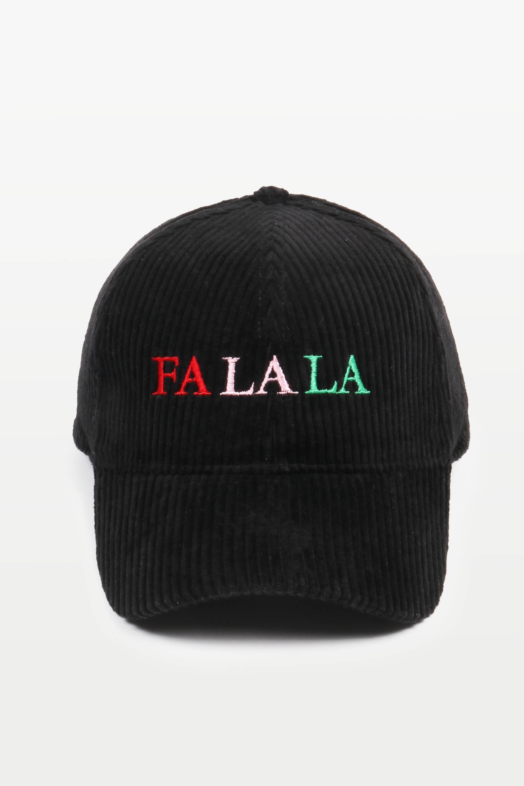 David And Young - Wholesale Baseball Cap - Women's - FALALA Christmas Embroidery Corduroy Baseball Cap2