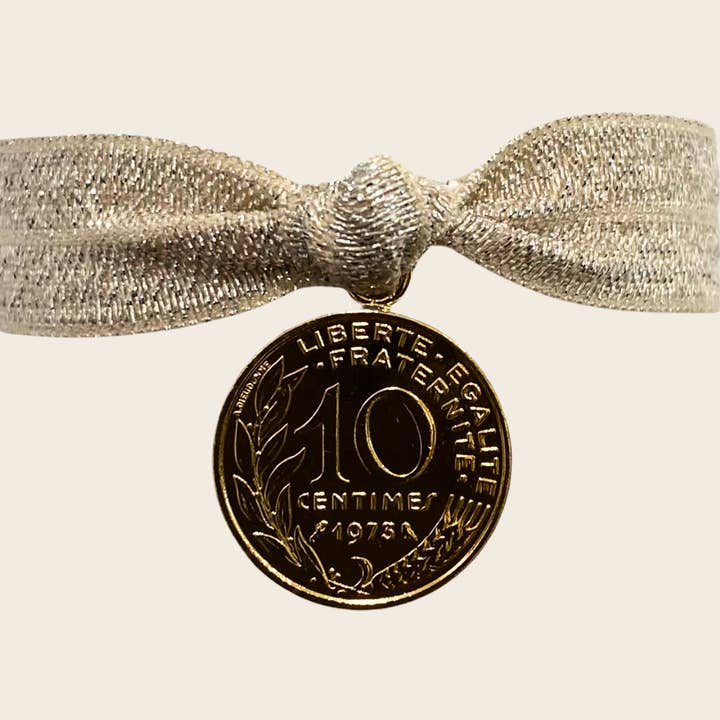 Glitzernder beiger Gummizug für den Großhandel von Maison Amour