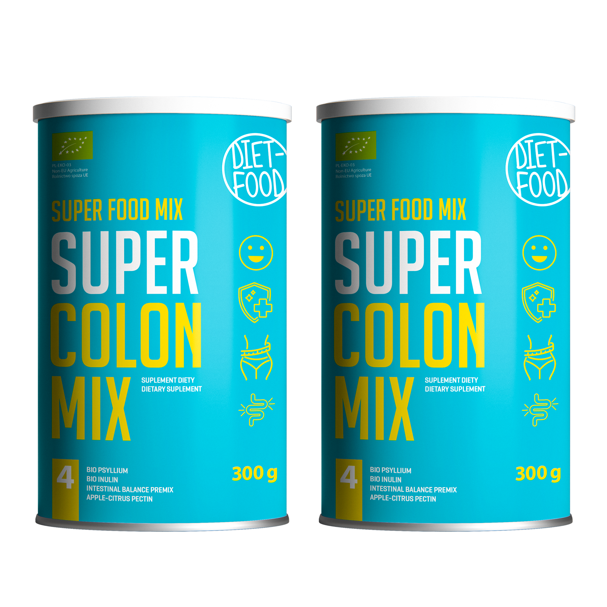 Diet Food - Vendita all'ingrosso Proteine/superfood in polvere - Bio Super Colon Mix 300 g0