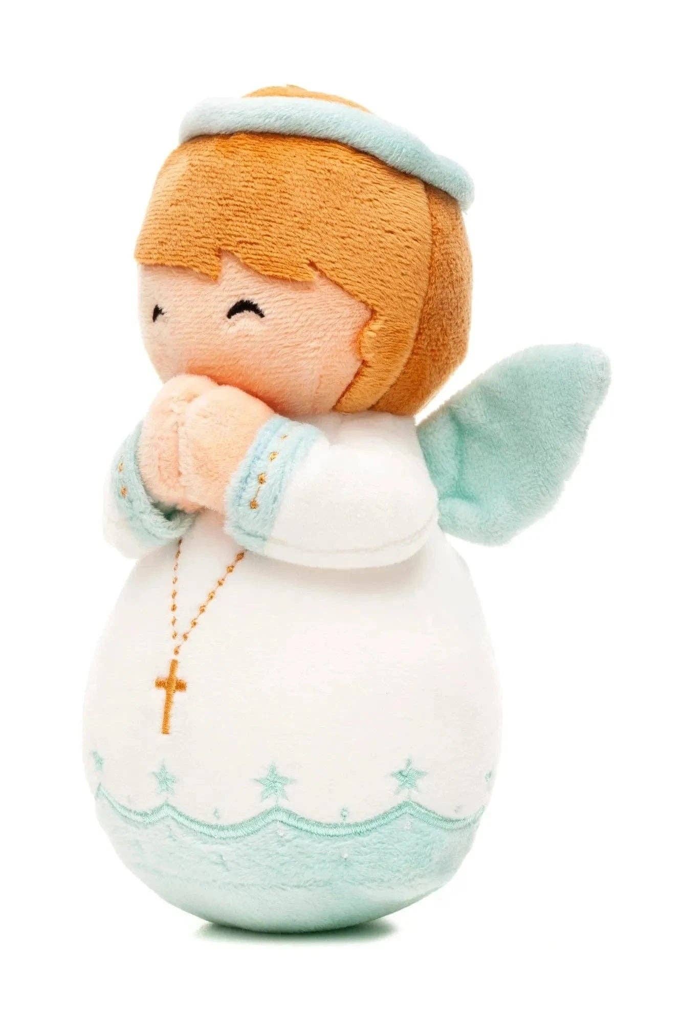 Little Drops of Water® - Wholesale Stuffed/Plush Toy - Kids & Baby - Guardian Angel Boys Catholic Plush Doll 8" | Angel Toy1