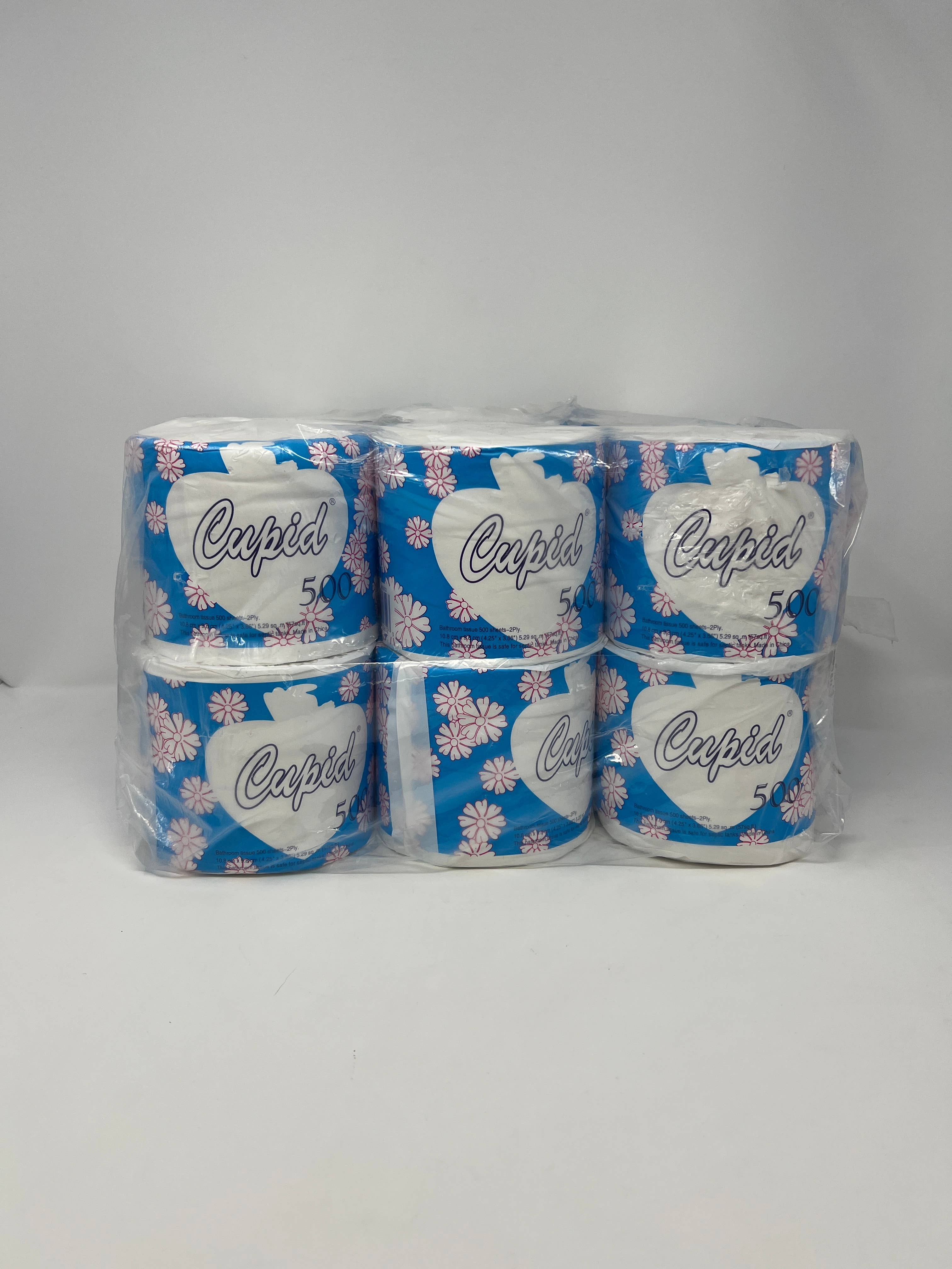 USA HomeMax – Großhandel Toilettenpapier – 12er-Pack 500 Blatt 2-lagiges Toilettenpapier0