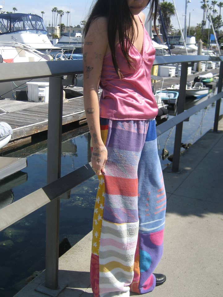 American Recycled Clothing - Wholesale Pants - Women's - Towel Pieced Pant Bundle