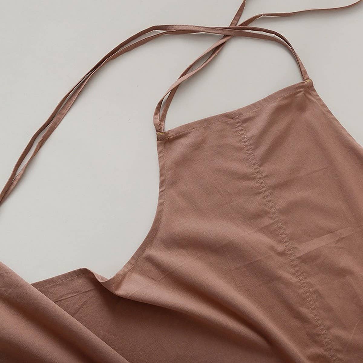 ACCITY - Wholesale Apron - Adjustable cotton linen apron with pockets_CWMM32919