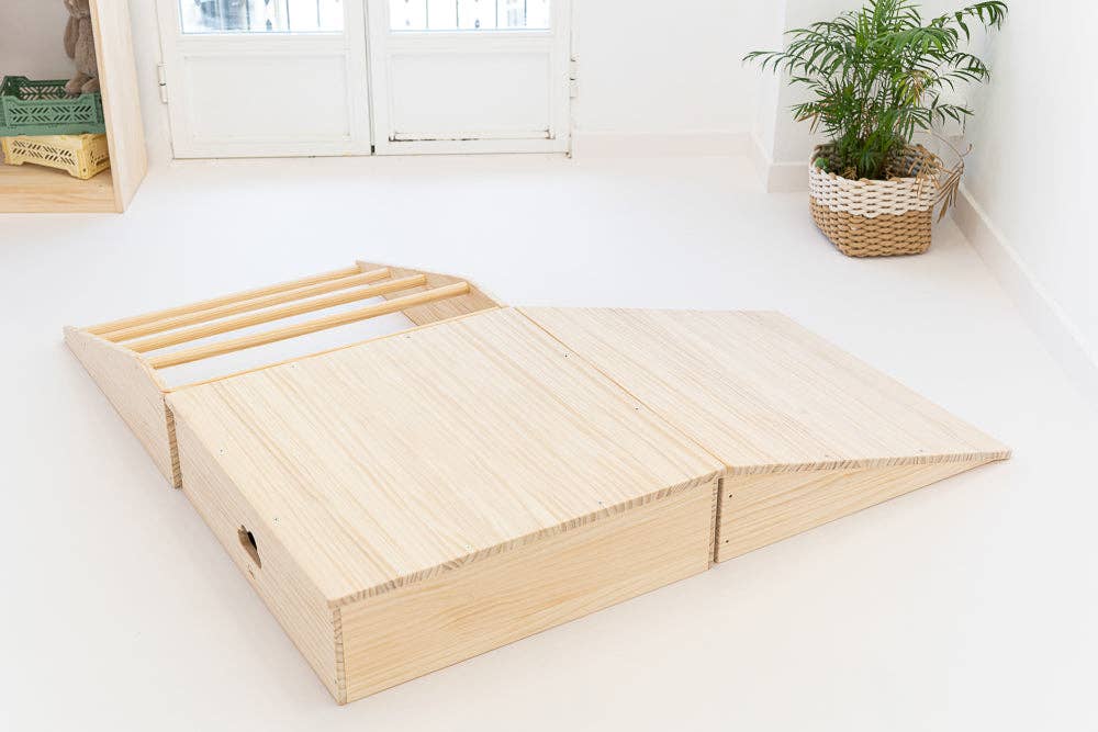 MINIPIU - Wholesale Wood Toy - Kids - Crawling pack · Pikler inspired drawer and ramps3