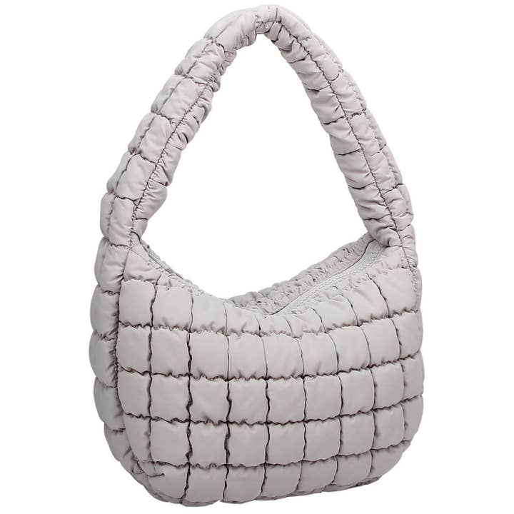 M&M HANDBAGS, LLC. - Wholesale Shoulder Bag - Women's - NQ131 Puffy Quilted Nylon Shoulder bag5