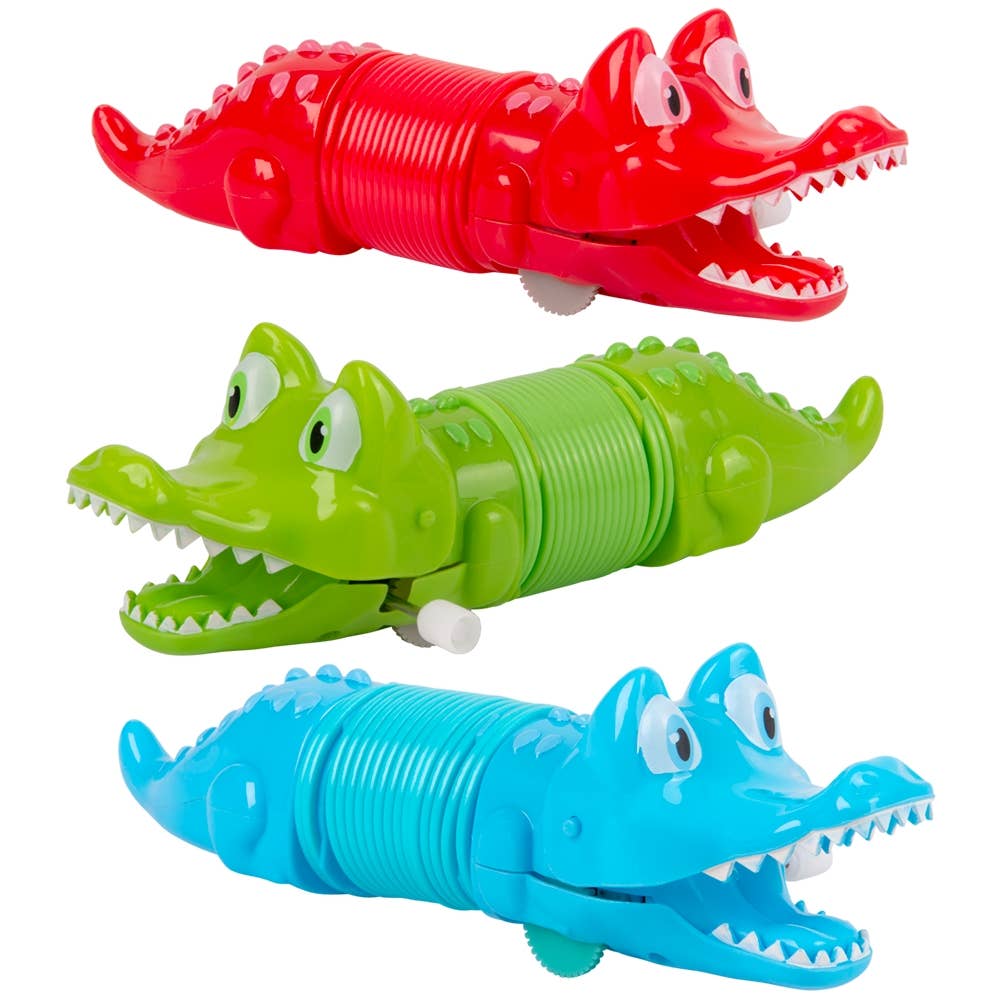 La Luna Bella - Toys - Wholesale Classic Toy - Kids - Wind Up Coil Spring Alligator 7" - LLB Toys1