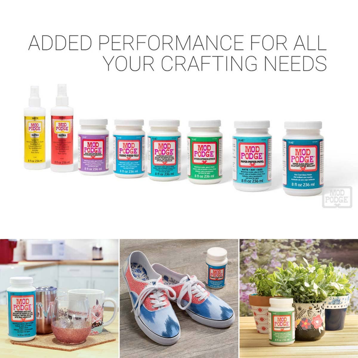 Plaid Crafts - Wholesale Craft Supplies - Mod Podge ® Dishwasher Safe Gloss3