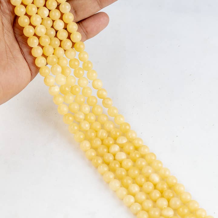 Soothing Crystals Beads - Wholesale Beads - Crystal Beads | Honey Calcite | Gemstone Healing Beads
2