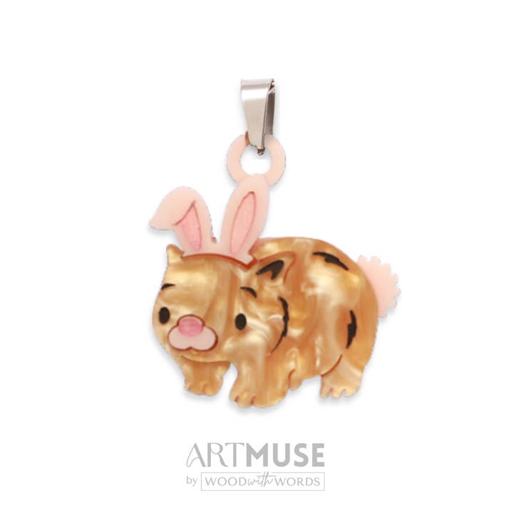 Wombunny-halsbandshänge för wholesale av Wood With Words